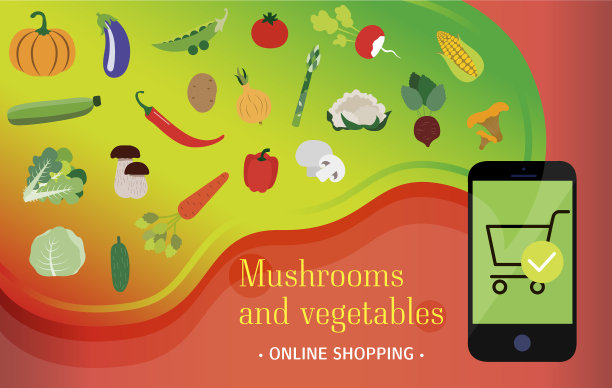 智能手机屏幕上有点蔬菜和图片下载