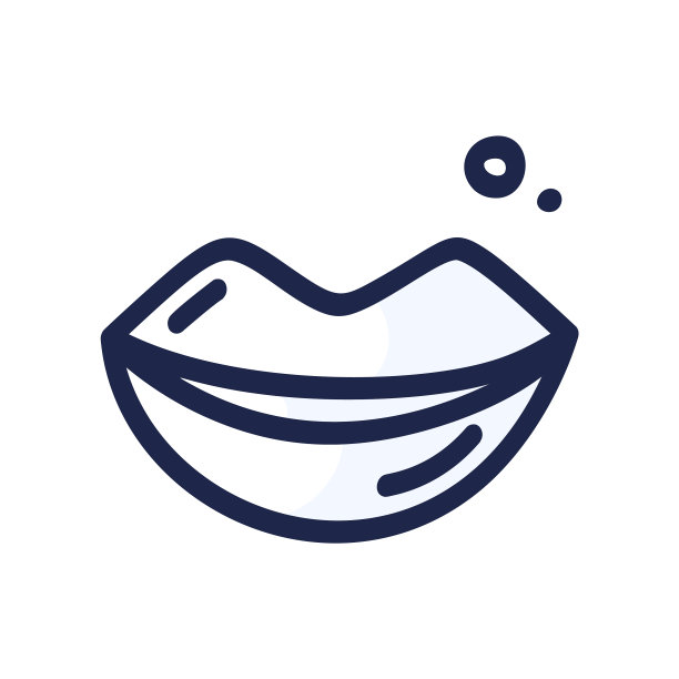 手画女性的嘴唇孤立在白色图片下载