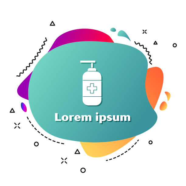 白色瓶子液体抗菌肥皂图片下载