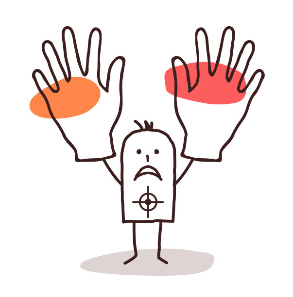 举起手，瞄准目标素材图片