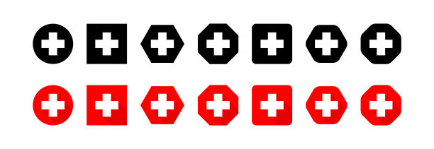 医药十字标志医院的医疗保健图片下载