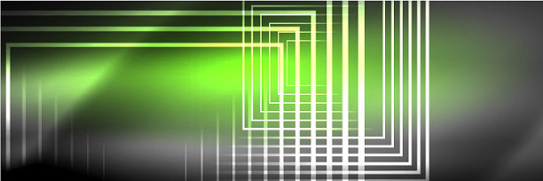 闪亮的霓虹灯发光的技术线高科技图片下载