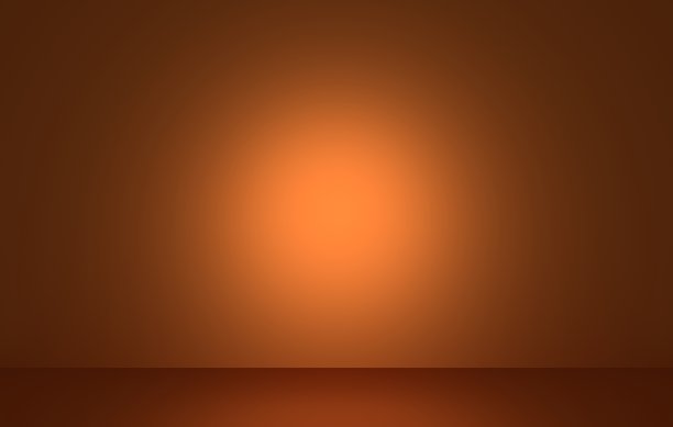 空暗橙色的3d渲染抽象万圣节概念背景。场景广告，化妆品广告，展示，展示，网站，横幅，奶油，时尚。插图。产品显示图片下载