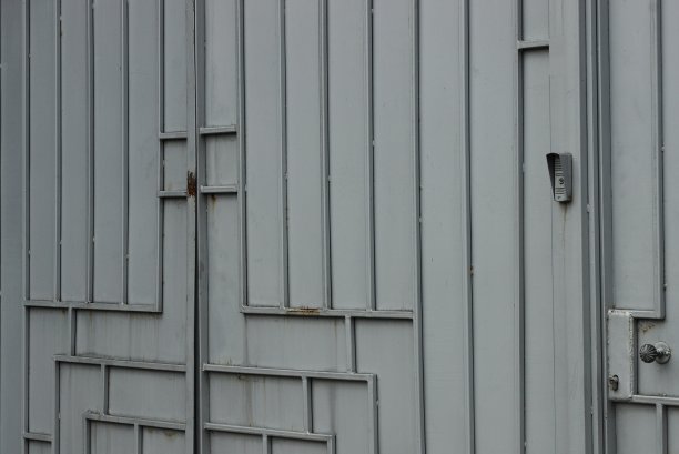 灰色金属背景的铁墙图片下载