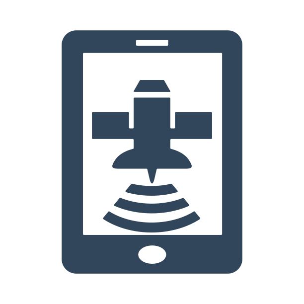 智能手机上的飞行模式。平的图标设计。图片下载