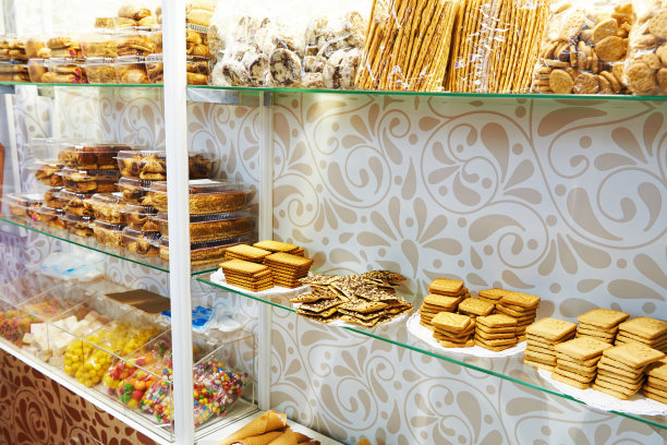 架子上的糖果图片下载