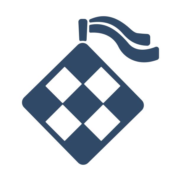 风筝图标。节日,节日的迹象。平面设计。图片下载