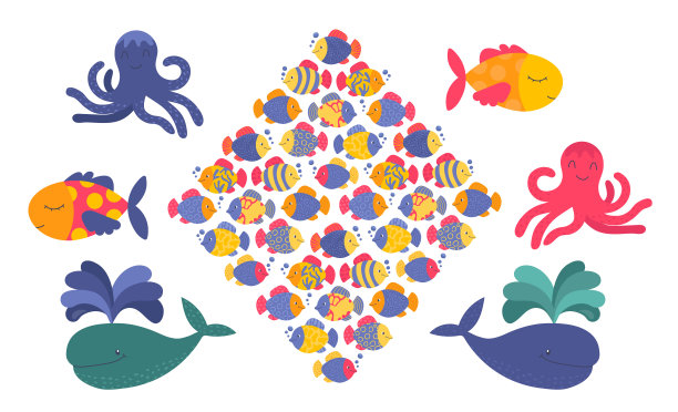 设置海洋动物图片下载