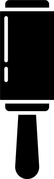 清洗衣物图标的黑色粘合剂滚轮图片下载