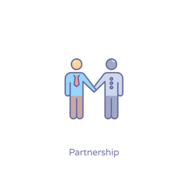 伙伴关系图标在向量。标识图片下载