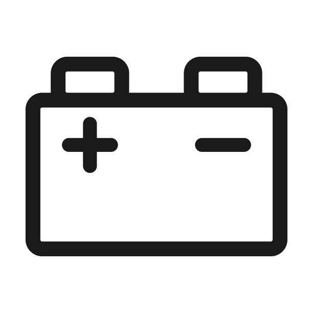 电池车充电指示图标隔离图片下载