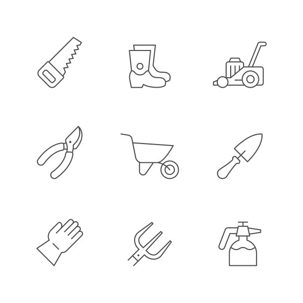 设置线图标园艺图片下载