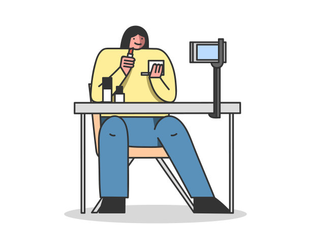 美容博客拍摄化妆流教程图片下载