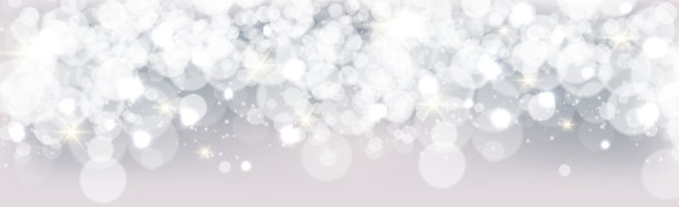 灯光背景上的多色模糊散景图片下载