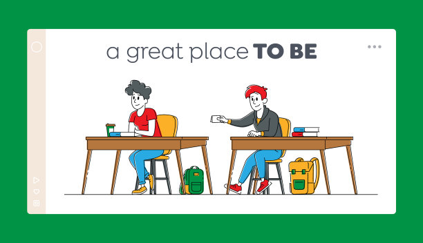 学生字符在课程登陆页面模板图片下载