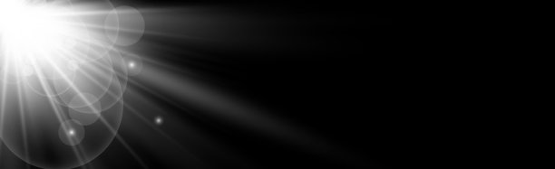 明亮的太阳在一个黑色的背景-插图图片下载