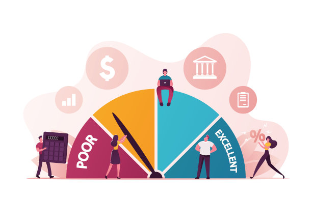 信用评分基于债务报告显示图片下载