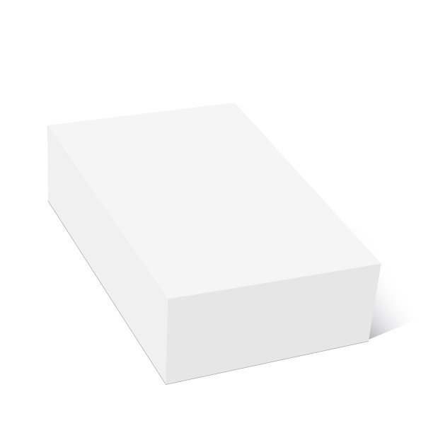 白色产品硬纸板打开包装盒mock图片下载