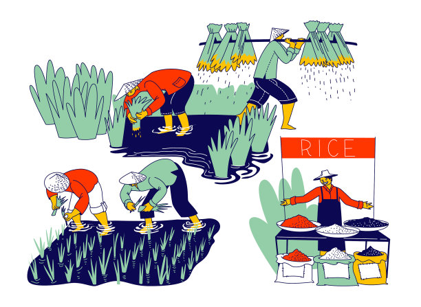 农民角色浸透了水和泥图片下载