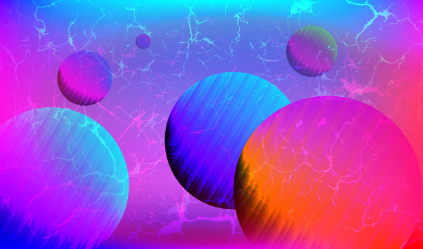 赛博朋克合成波和逆波背景图片下载