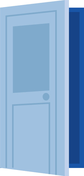 门图标上的白色背景开门标志图片下载