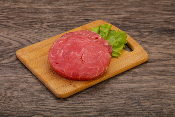 生金枪鱼牛排烧烤图片下载