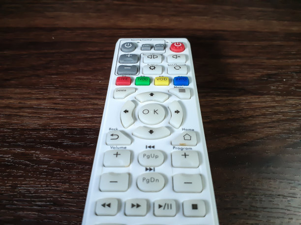 白色的电视遥控器图片下载