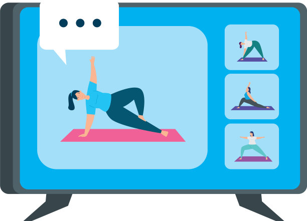 女人伸展运动来伸缩僵硬的肌肉图片下载