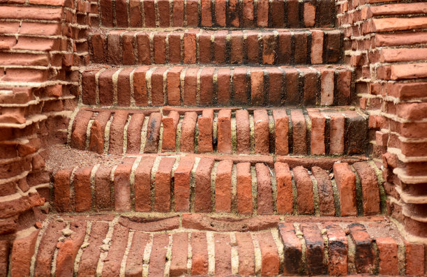 粘土砖做的楼梯图片下载