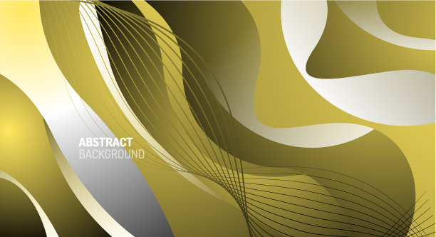 波浪型流体梯度抽象线条图片下载