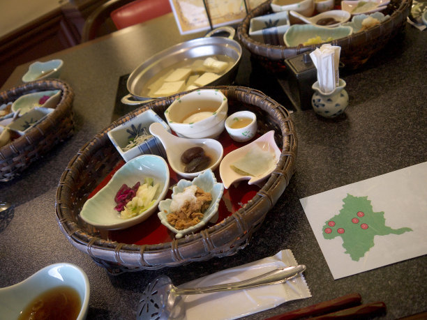 日本日式早餐传统餐点图片下载