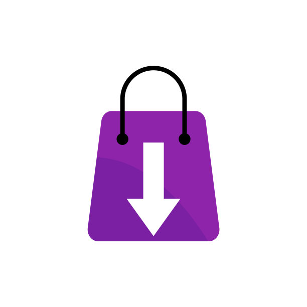 购物袋放下设计模板图片下载