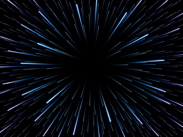 空间速度。抽象的星爆动态线或射线。矢量图图片下载