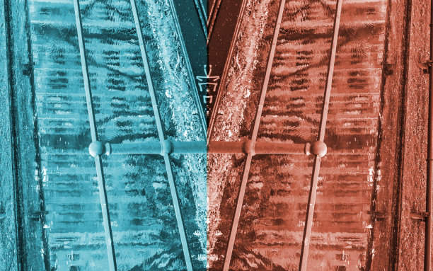 数字渲染玻璃建筑抽象背景图片下载