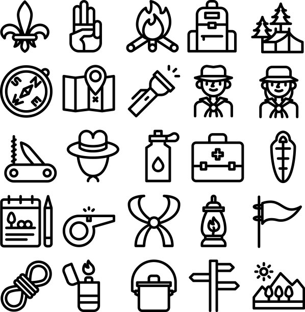 童子军和露营偶像图片下载