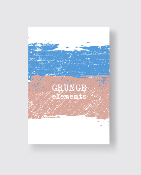 蓝色的珊瑚在白色的画布上画了一笔图片下载