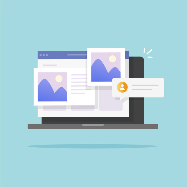 照片图像文件在计算机上在线共享数字图片下载