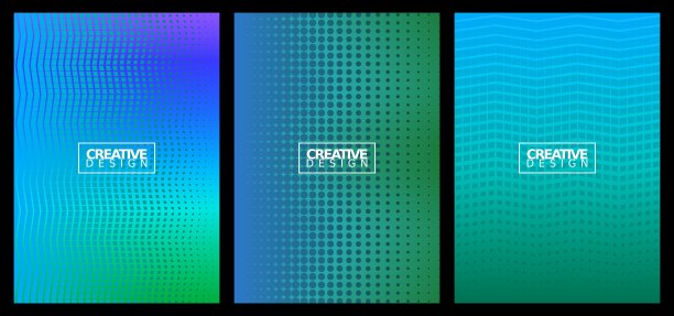 集现代抽象背景的宣传册设计，传单设计，封面布局，名片。图片下载