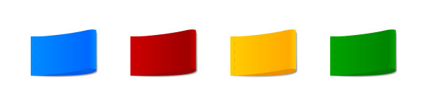 纺织品标签彩色标签收集。矢量插图。布艺布艺标签集。图片下载