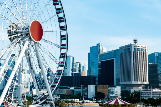 香港的摩天轮图片下载