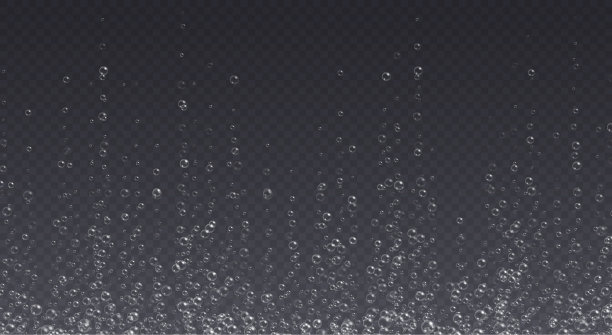 苏打水或香槟在水下发出嘶嘶的气泡图片下载