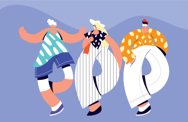 都市人用休闲装设计图片下载