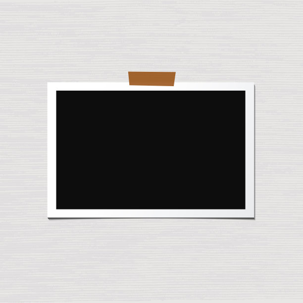 相框孤立在白色背景上图片下载