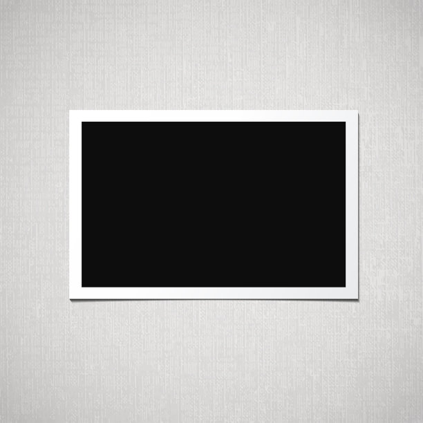 相框孤立在白色背景上图片下载