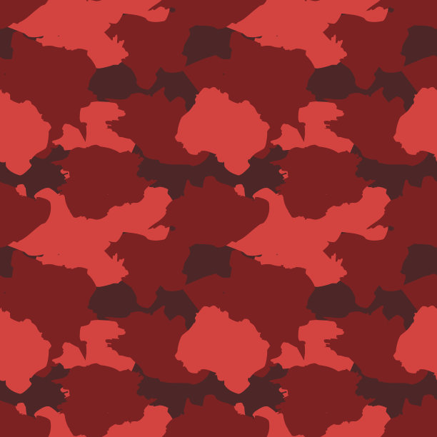 橙色迷彩抽象无缝图案图片下载