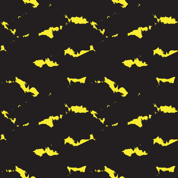 黄色迷彩抽象无缝图案图片下载