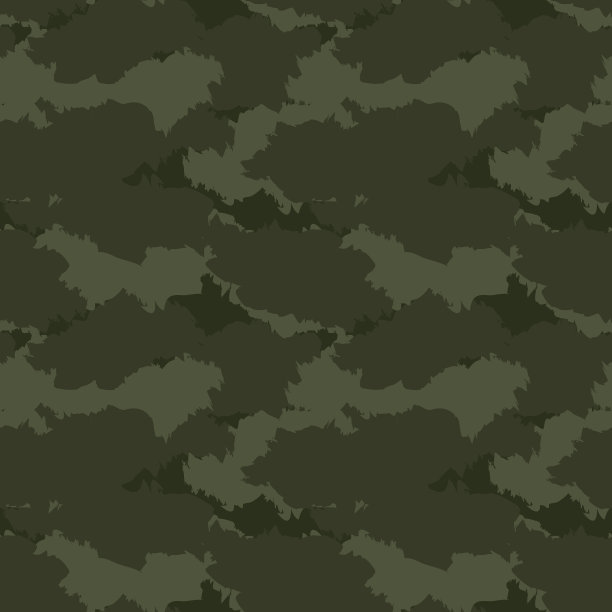 绿色迷彩抽象无缝图案图片下载