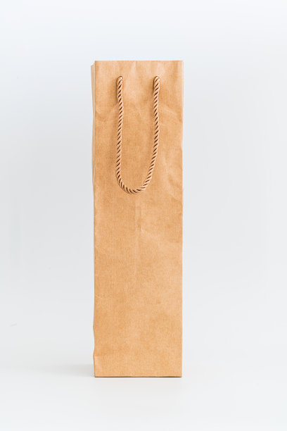 白色背景的纸袋图片下载