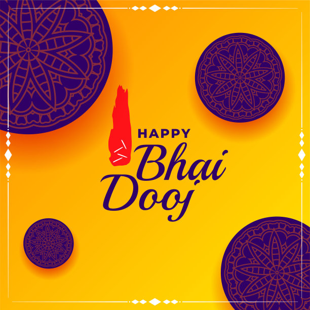 印度风格的装饰背景设计图片下载