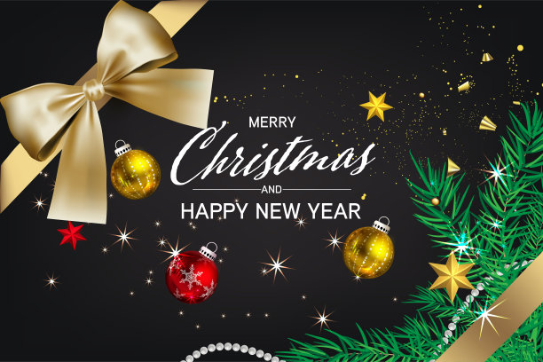 奢侈品圣诞社交媒体金色和黑色背景推广隔离背景，推广帖子模板，张贴方形框架为社交媒体，3D矢量。图片下载